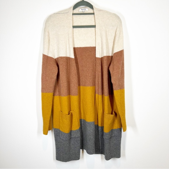 Madewell Sweaters - Madewell Kent Striped Cardigan Sweater